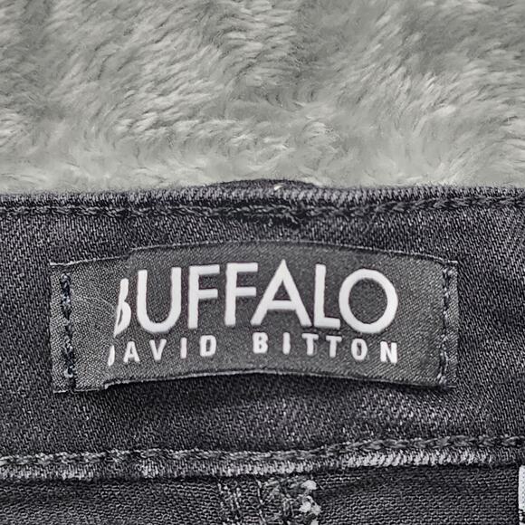 Buffalo David Bitton Jeans Womens 22/42 Black Alyssa High-Rise Straight Stretch - Picture 5 of 12